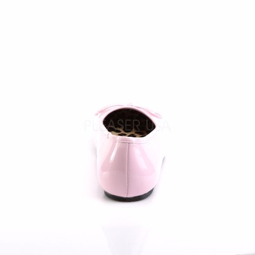 Product image of Pleaser Pink Label Anna-01 Baby Pink Patent, Flat Flat Shoes