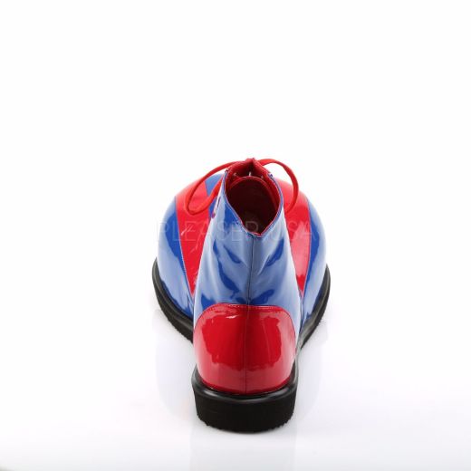 Product image of Funtasma Clown-05 Red-Blue Patent Ankle Boot
