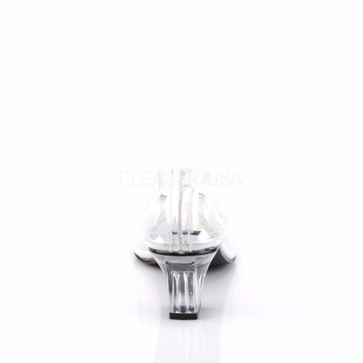 Product image of Funtasma Crystal-103 Clear Lucite, 2 inch (5.1 cm) Heel Court Pump Shoes