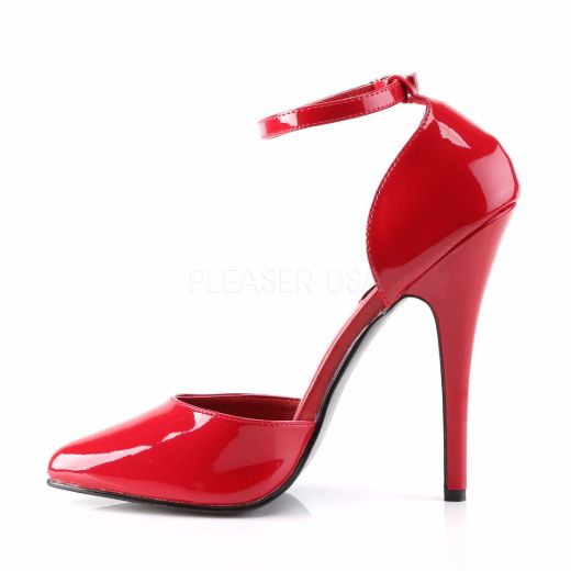 Product image of Devious Domina-402 Red Patent, 6 inch (15.2 cm) Heel Court Pump Shoes
