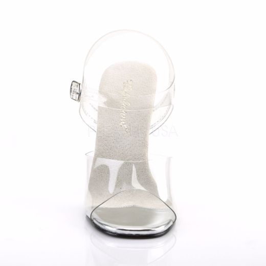 Product image of Fabulicious Gala-08 Clear Lucite, 4 1/2 inch (11.4 cm) Stiletto Heel Sandal Shoes