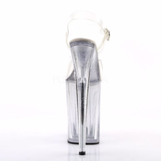 Product image of Pleaser Infinity-908Mg Clear/Clear, 9 inch (22.9 cm) Heel, 5 1/4 inch (13.3 cm) Platform Sandal Shoes