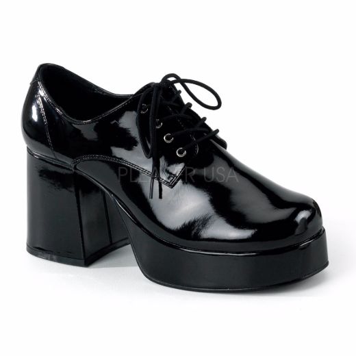 Product image of Funtasma Jazz-02 Black Patent, 3 1/2 inch (8.9 cm) Heel, 1 1/2 inch (3.8 cm) Platform Court Pump Shoes