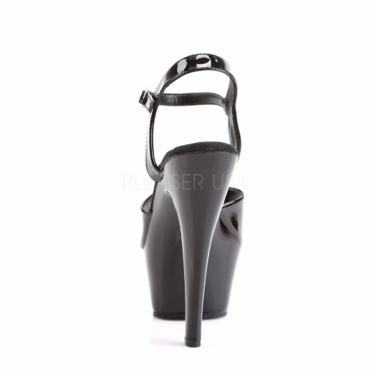 Product image of Funtasma Juliet-209 Black Patent, 6 inch (15.2 cm) Heel, 1 3/4 inch (4.4 cm) Platform Sandal Shoes