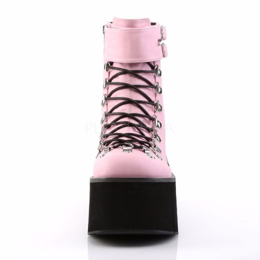 Product image of Demonia Kera-21 Baby Pink Vegan Leather, 4 1/2 inch Platform Ankle Boot