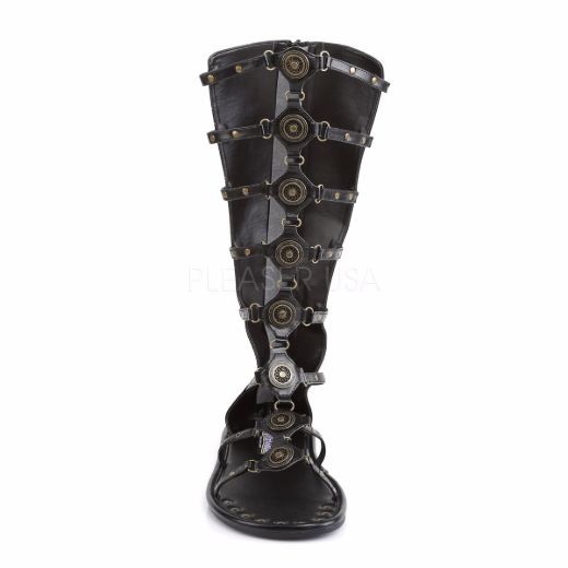 Product image of Funtasma Roman-15 Black Pu Sandal Shoes