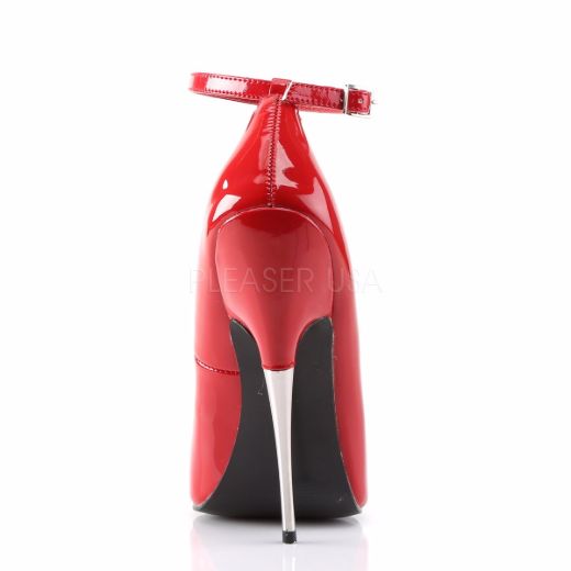 Product image of Devious Scream-12 Red Patent, 6 inch (15.2 cm) Heel Court Pump Shoes