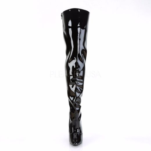 Product image of Pleaser Seduce-3010 Black Patent, 5 inch (12.7 cm) Heel Thigh High Boot