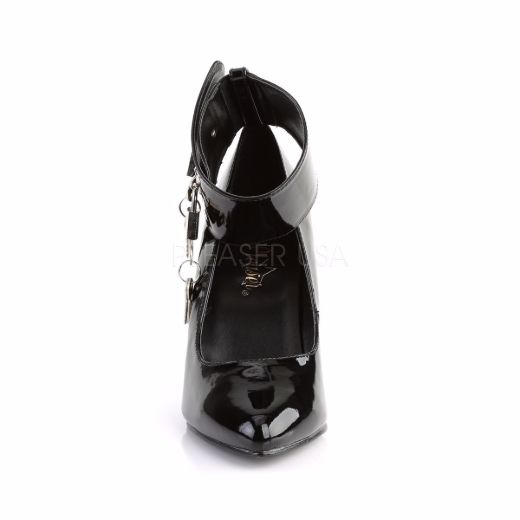 Product image of Pleaser Vanity-434 Black Patent, 4 inch (10.2 cm) Heel Court Pump Shoes