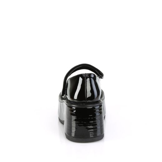 Image of Demonia DOLLIE-01 Blk Patent 3 1/4 Inch Platform Maryjane