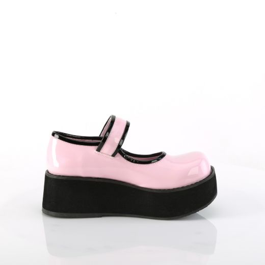 Product image of Demonia SPRITE-01 B. Pink Holo Pat 2 1/4 Inch PF Mary Jane