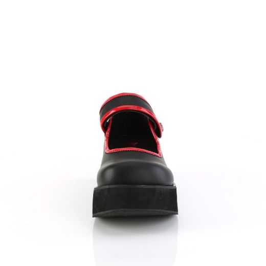 Product image of Demonia SPRITE-01 Blk Vegan Leather 2 1/4 Inch PF Mary Jane