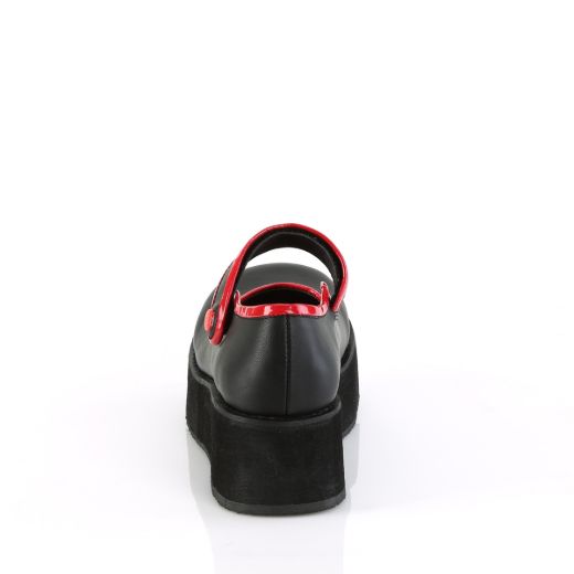 Product image of Demonia SPRITE-01 Blk Vegan Leather 2 1/4 Inch PF Mary Jane