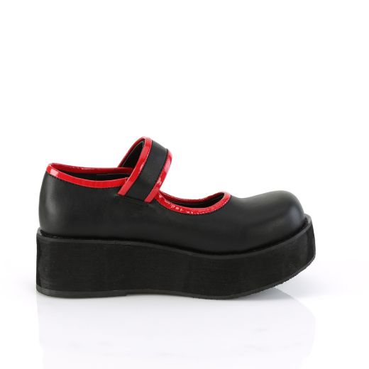 Product image of Demonia SPRITE-01 Blk Vegan Leather 2 1/4 Inch PF Mary Jane