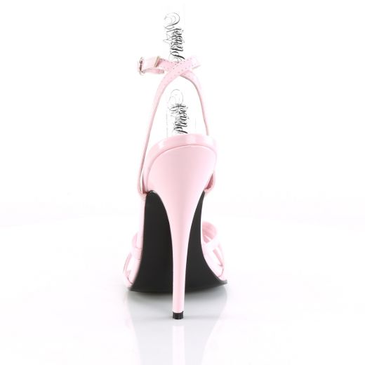 Product image of Devious DOMINA-108 Baby Pink Patent 6� Wrap Around Knotted Straps Sandal Shoes