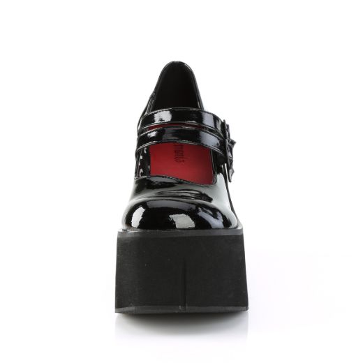 Product image of Demonia KERA-08 Black Patent 4 1/2 inch (11.4 cm) Platform Maryjane