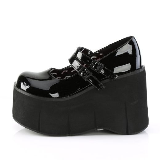 Product image of Demonia KERA-08 Black Patent 4 1/2 inch (11.4 cm) Platform Maryjane