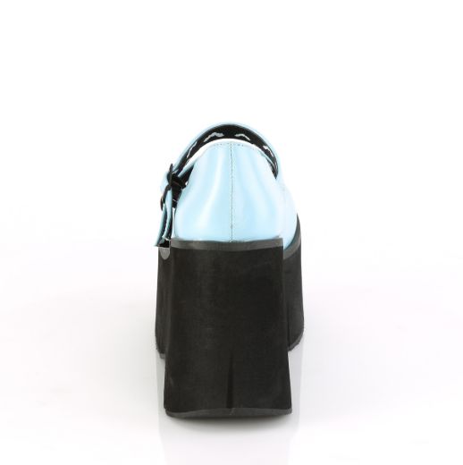 Product image of Demonia KERA-08 Baby Blue Vegan Faux Leather 4 1/2 inch (11.4 cm) Platform Maryjane