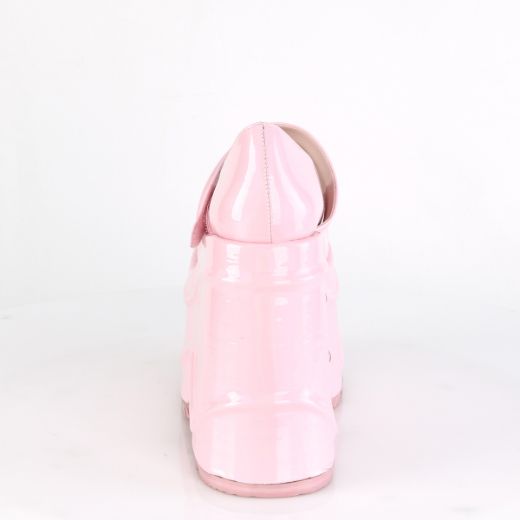 Product image of Demonia WAVE-32 Baby Pink Holographic 6 inch (15.2 cm) Wedge Platform Maryjane