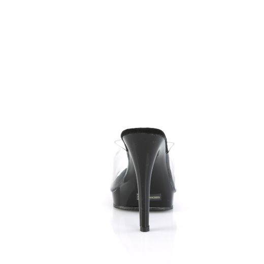 Product image of Fabulicious GLORY-501 Clr/Blk 5 Inch Heel 3/4 Inch PF Slide