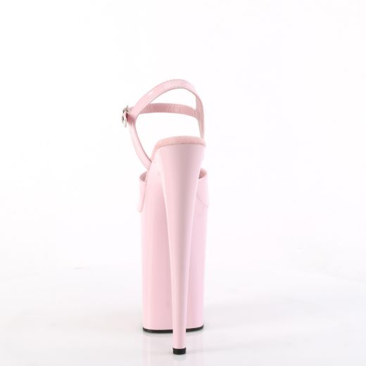 Product image of Pleaser INFINITY-909 B. Pink Pat/B. Pink 9 Inch Heel 5 1/4 Inch PF Ankle Strap Sandal