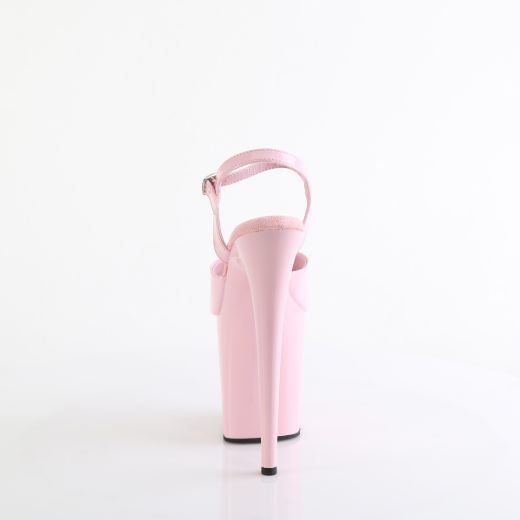 Product image of Pleaser FLAMINGO-809 B. Pink Pat/B. Pink 8 Inch Heel 4 Inch PF Ankle Strap Sandal
