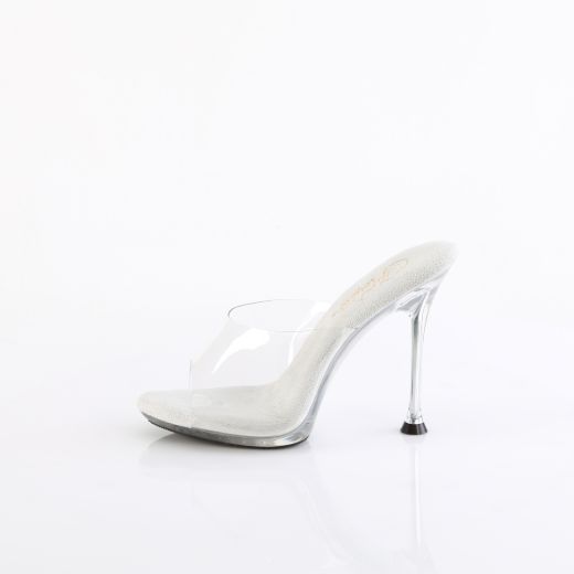 Product image of Fabulicious CUPID-401 Clr/Clr 4 1/2 Inch Heel 2/5 Inch PF Slide