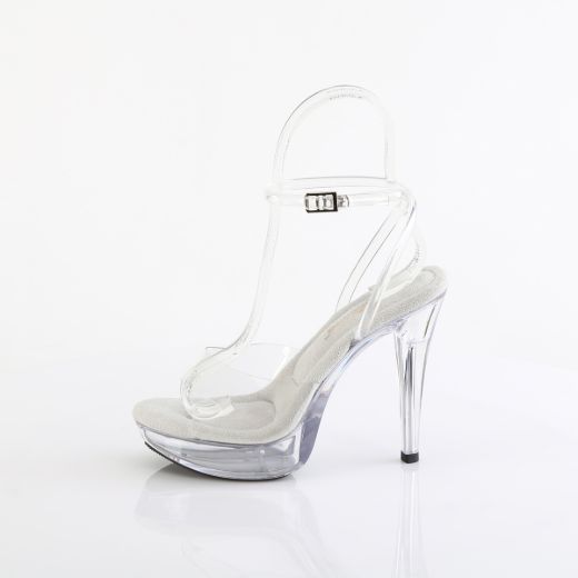 Product image of Fabulicious COCKTAIL-506 Clr/Clr 5 Inch Heel 1 Inch PF Wrap Around Ankle Strap Sandal