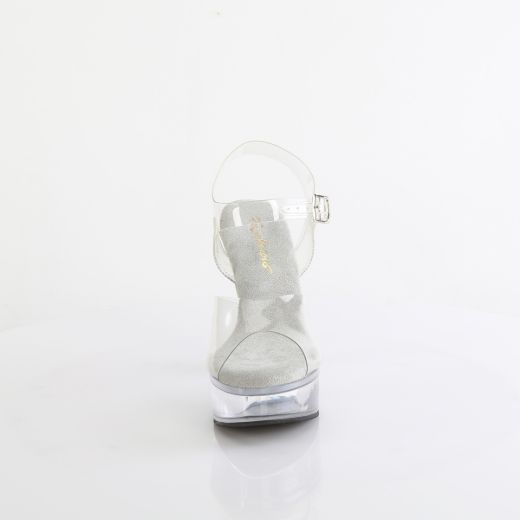 Product image of Fabulicious MARTINI-508 Clr/Clr 5 Inch Heel 1 3/4 Inch PF Ankle Strap Sandal