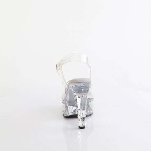 Product image of Fabulicious MARTINI-508SDT Clr/Clr 5 Inch Heel 1 3/4 Inch PF Ankle Strap Sandal