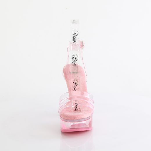 Product image of Fabulicious MARTINI-505 B. Pink/Pink Tinted 5 Inch Heel 1 3/4 Inch PF Wrap Around Ankle Strap Sandal