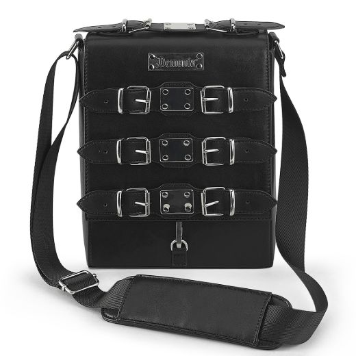 Product image of Demoniacult HB-660 Blk Vegan Leather Faux Leather Crossbody 20x26x8 cm Bag