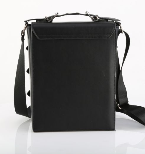 Product image of Demoniacult HB-660 Blk Vegan Leather Faux Leather Crossbody 20x26x8 cm Bag
