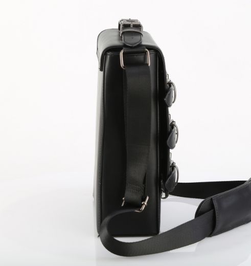 Product image of Demoniacult HB-660 Blk Vegan Leather Faux Leather Crossbody 20x26x8 cm Bag