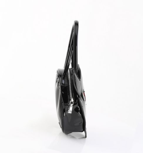 Product image of Demoniacult HB-112 Blk-Red Patent Patent Devil Head Handbag 23x25x13 cm